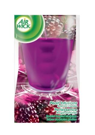AIR WICK® Pearl Infusion Scented Candle - Scarlet Frosted Mulberry (Canada) (Discontinued)